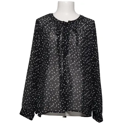 Blouse (Black, White) from Line of Oslo Polyester
