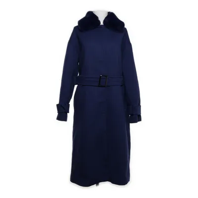 Vinterfrakke (Blå) fra Meotine Polyester, Kunstpels, Viscose