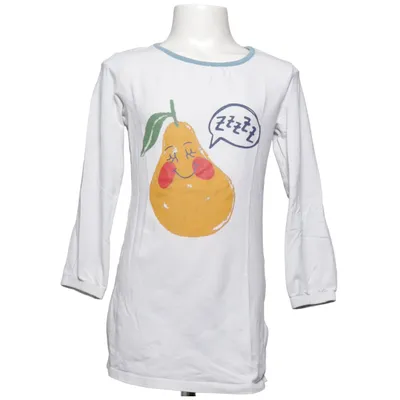 Långärmad t-shirt (Vit, Gul) från TCM Elastan, Ekologisk bomull