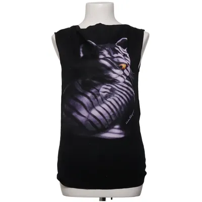 Top (Black, Purple) from Salvatore Ferragamo Cotton