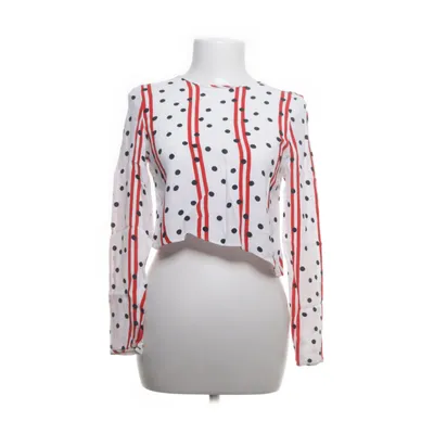Crop top (Wit, Meerkleurig) van Zara Trafaluc Collection Viscose