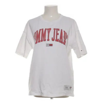 T-shirt (Vit, Röd) från Tommy Hilfiger Jeans Bomull