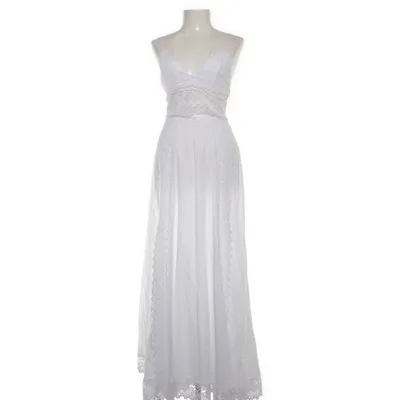 Maxikjole (Hvid) fra Charo Ruiz Bomuld, Polyester
