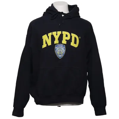Sweat à capuche (Noir, Jaune) de NYPD Coton, Polyester