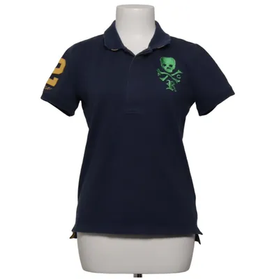 Polo (Bleu, Vert) de Ralph Lauren Rugby Coton, Élasthane