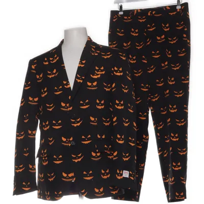 Kostym (Svart, Orange) från Opposuits Polyester