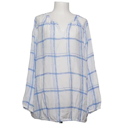 Blouse (Blue, White) from Gina Benotti Viscose