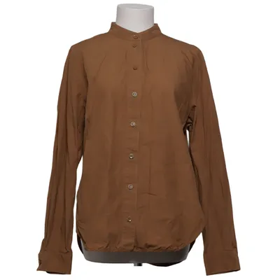 Knytblus (Brun) från H&M Studio Bomull