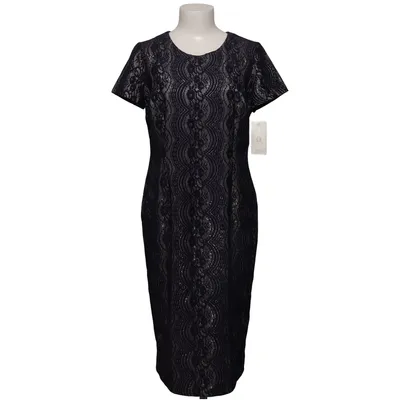 Cocktailjurk (Blauw, Beige) van Omega Elastaan, Viscose