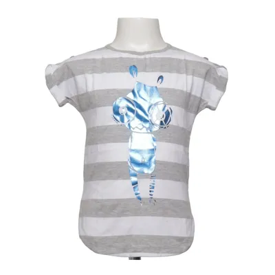 T-shirt (Gray, White) from Tumble 'N Dry Cotton