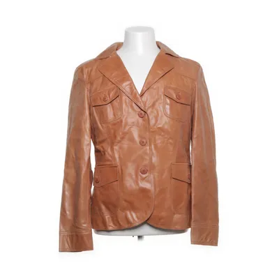 Leather blazer (Brown) from Part Two Polyester, Leather