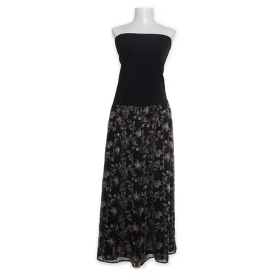 Maxi dress (Black, Multicolored) from Ischiko Acetate, Cotton, Elastane, Polyamide, Silk, Viscose