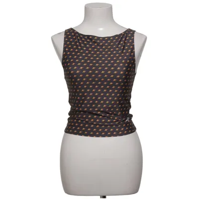 Tank Top (Black, Orange) from Planet NUSA Recycled polyester