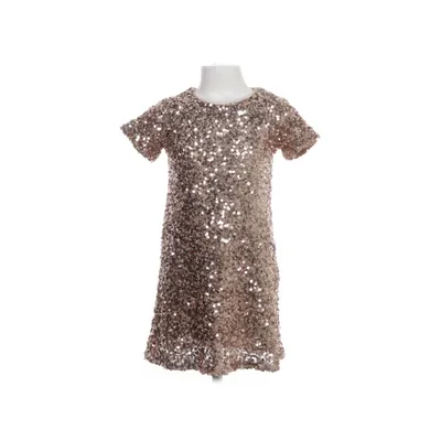 Kjole (Beige, Guld) fra Zara Polyester