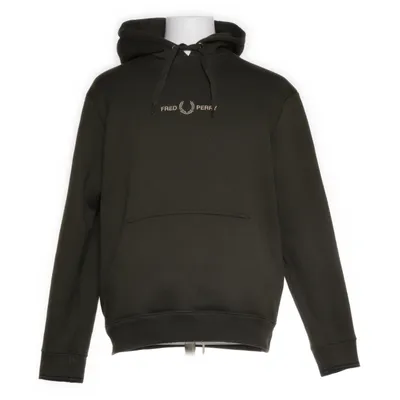 Hoodie (Green) from Fred Perry Cotton, Elastane, Polyester