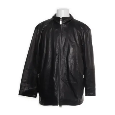 Leather jacket (Black) from Trapper Cotton, Leather
