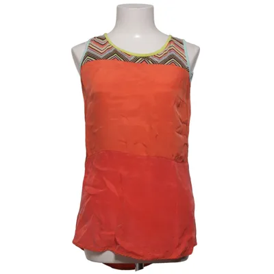 Tanktop (Rood, Oranje, Meerkleurig) van Eva & Claudi Cupro, Elastaan, Viscose