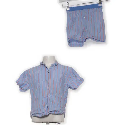 Pyjamasz (Blå, Rød, Hvid) fra Zara Bomuld