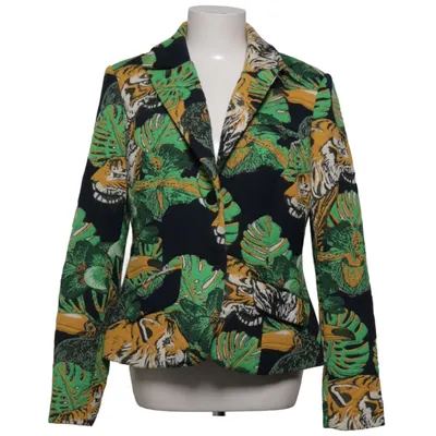 Blazer (Grøn, Flerfarvet) fra Margot Bomuld, Elastan, Polyester