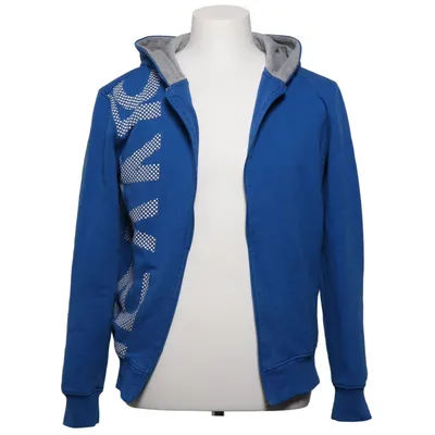 Hoodie (Blue, White) from Solid Jeans Cotton, Polyester