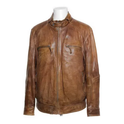 Leather jacket (Brown, Multicolored) from Trapper Cotton, Leather
