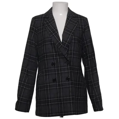 Blazer (Double Button Checked Blazer) van DiLara x NA-KD Polyester, Wol