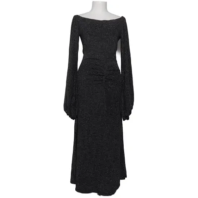 Maxi dress (Black, Silver) from Adoore Elastane, Polyamide