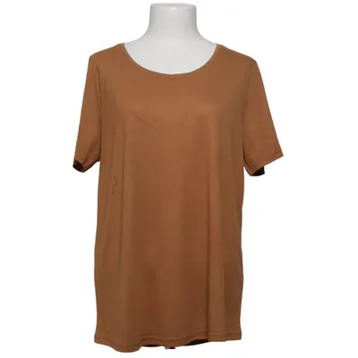 T-shirt (Brown) from Basic You Polyester, Viscose