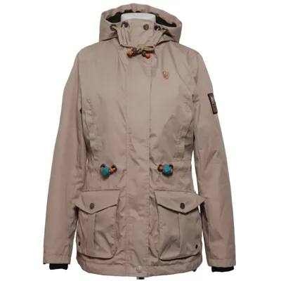 Parka (Beige) from Marikoo Cotton, Polyester