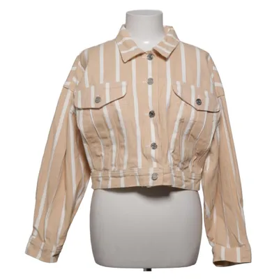 Jeansjacka (Beige, Vit) från Missguided Bomull