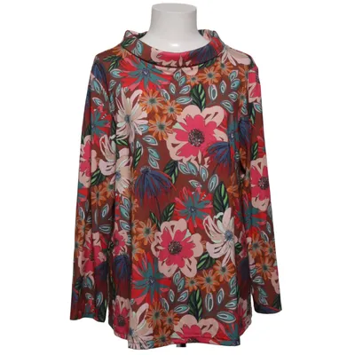 Långärmad t-shirt (Brun, Flerfärgad) från Du Milde Elastan, Viskos