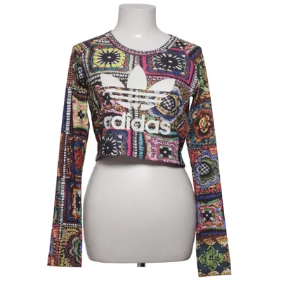 Crop top (Flerfärgad) från Adidas Elastan, Polyester