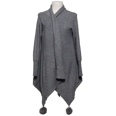 Strickjacke (Grau) von Hostar Kaschmir, Merinowolle