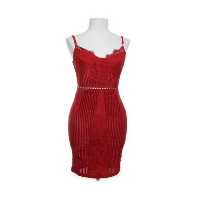 Cocktailjurk (Rood) van PrettyLittleThing Elastaan, Polyamide, Polyester