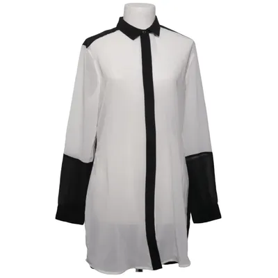 Blouse (Zwart, Wit) van Size 8 Needle Polyester