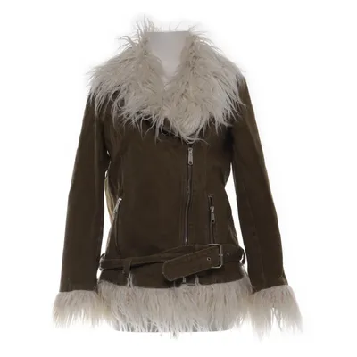 Jacka (Grön, Vit) från Majorelle Akryl, Bomull, Pälsimitation, Polyester