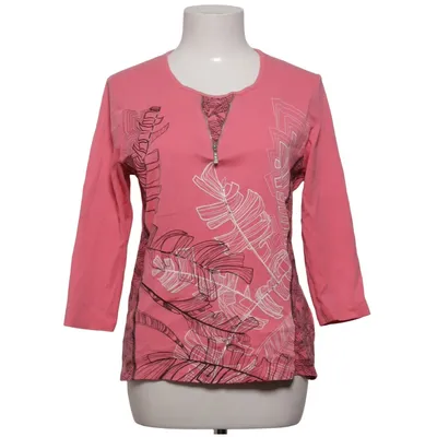Långärmad t-shirt (Rosa, Flerfärgad) från Signature Experience Bomull