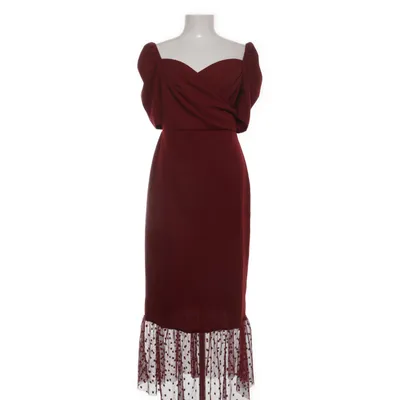 Aftonklänning (Röd) från Shein Elastan, Polyester