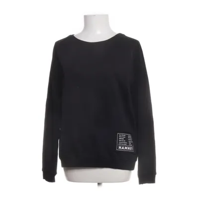 Sweatshirt (Noir) de Hamnett Coton biologique, Polyester