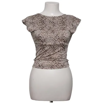 Topp (Beige, Svart) från Stradivarius Elastan, Polyester