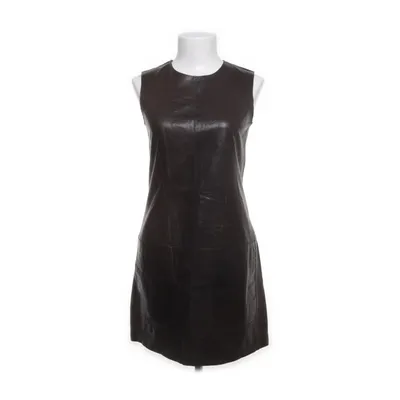 Läderklänning (Brun) från Vince Skinn, Bomull