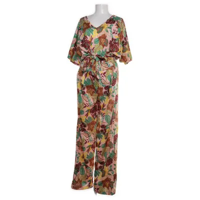 Jumpsuit (Pink, Multicolored) from Wibra Elastane, Polyester