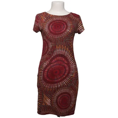 Kjole (Rød, Flerfarvet) fra Grey Wolf Elastan, Polyester, Viscose