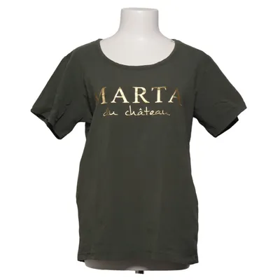 T-shirt (Grøn) fra Marta du Chateau Bomuld, Elastan