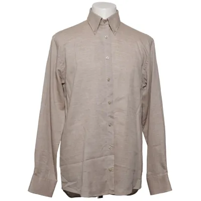 Skjorta (Beige) från Oscar of Sweden Merinoull, Modal