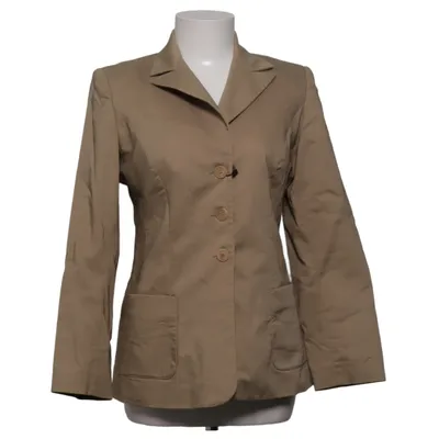 Blazer (Beige) van Cyrillus Katoen, Elastaan, Polyamide