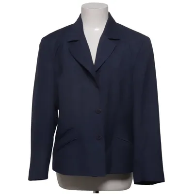 Blazer (Blue) from Choise by Danwear Polyester, Wool