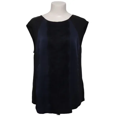 Top (Blauw, Zwart) van One Two & Luxzuz Polyester, Zijde, Viscose