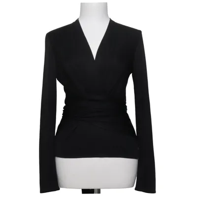Wikkelblouse (Zwart) van Issa London Zijde