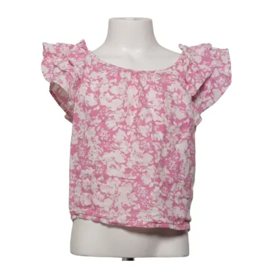 Haut (Rose, Blanc) de Lindex Kids Lin, Viscose